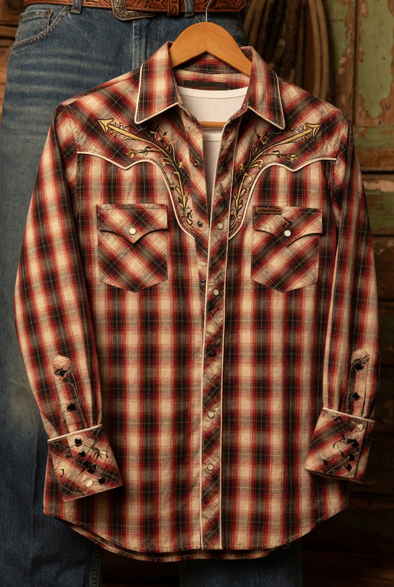 Chemise à carreaux