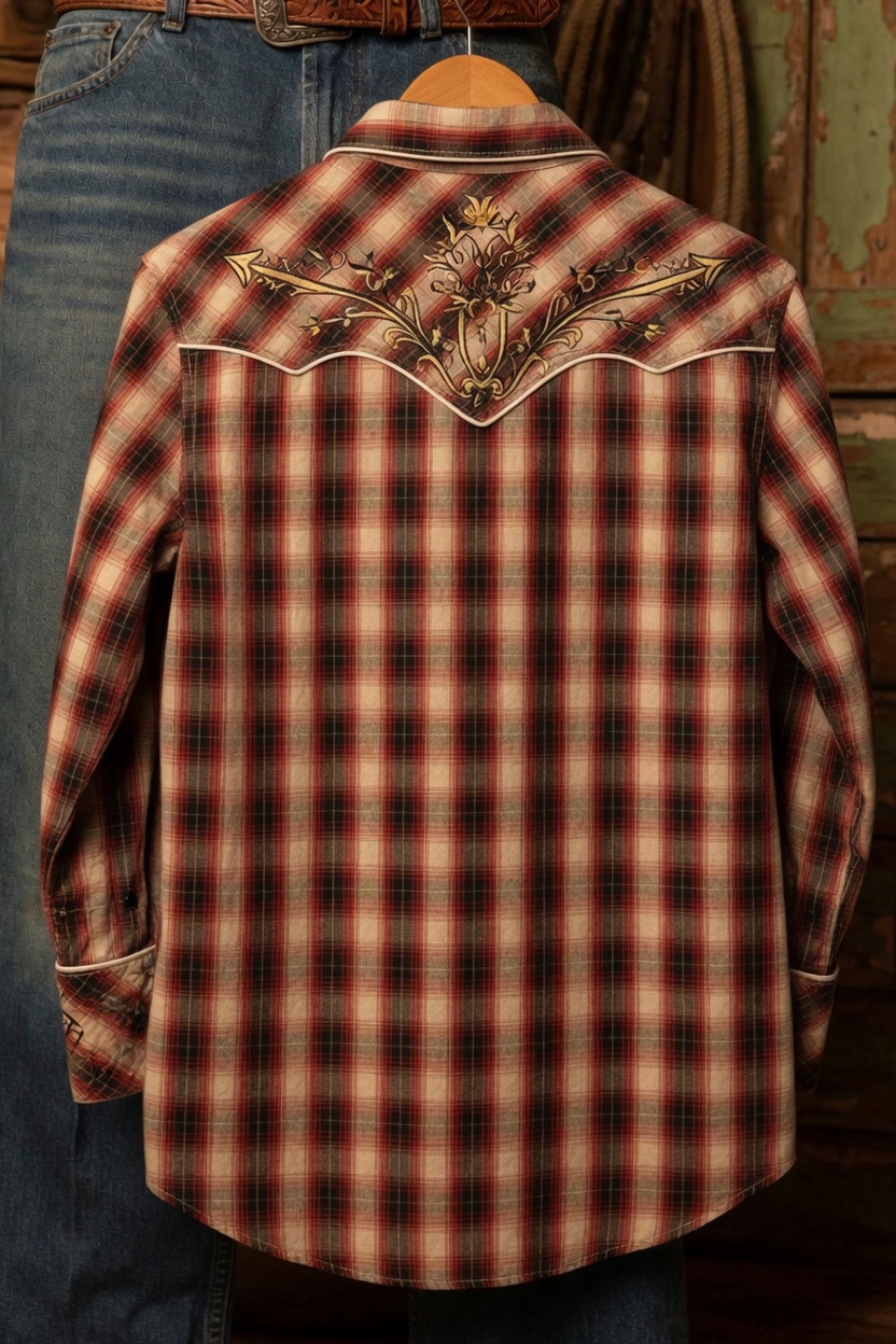 Chemise à carreaux – Image 2