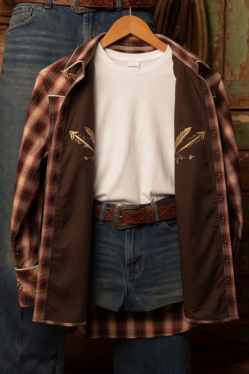 Chemise à carreaux – Image 3